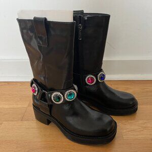 KURT GEIGER OCTAVIA CALF PULL ON